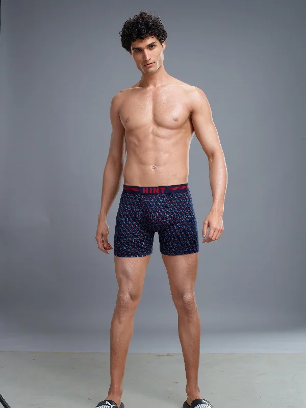 men's odor-resistant underwear bundle-HINT IN STYLO LONG TRUNK # PRINT