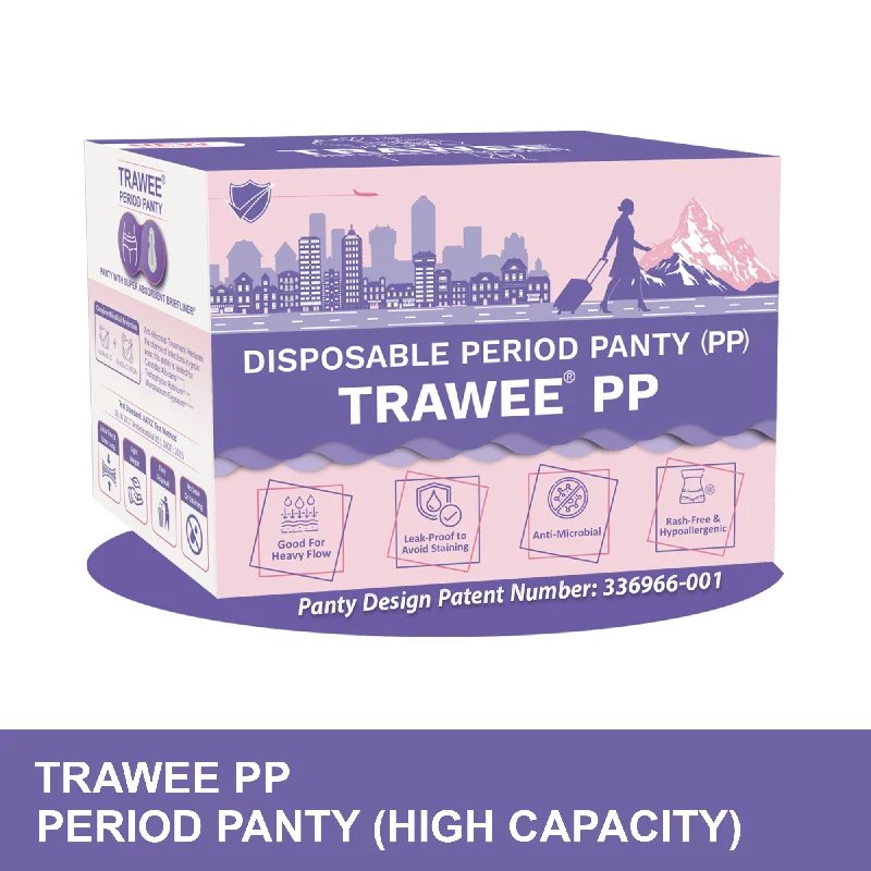 men's slimming underwear multipack-TRAWEE Disposable Period Panties for Heavy Flow with High Absorption Capacity,Customised Fitting Overnight Protection- TRAWEE PP