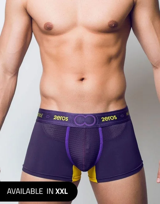 men's stretch underwear monthly-U31 AKTIV NRG Trunk Underwear - Vivid Purple