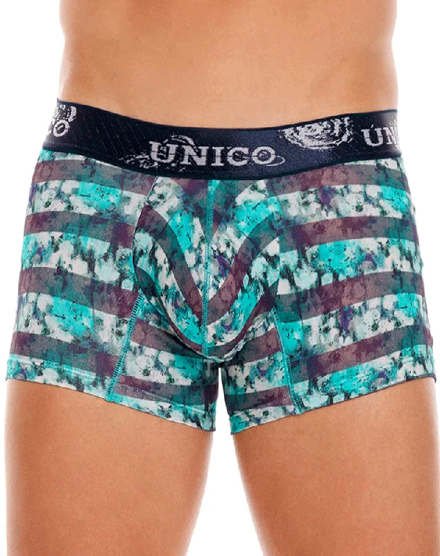 men's anti-chafing underwear service-Unico 22100100111 Espuma De Mar Trunks 90-printed