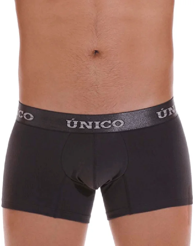 men's plus-size underwear delivery-Unico 22120100104 Asfalto A22 Trunks 96-dark Gray