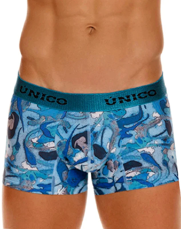 men's anti-slip underwear subscription-Unico 23080100106 Atlantida Trunks 46-blue