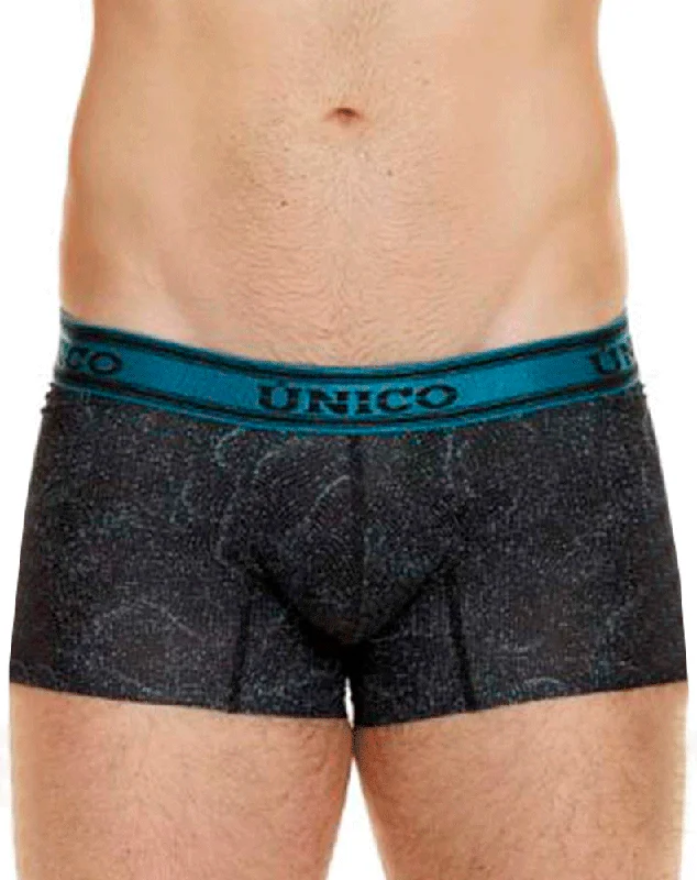 men's tagless trunks for no itch-Unico 24020100107 Espuma Trunks 99-black