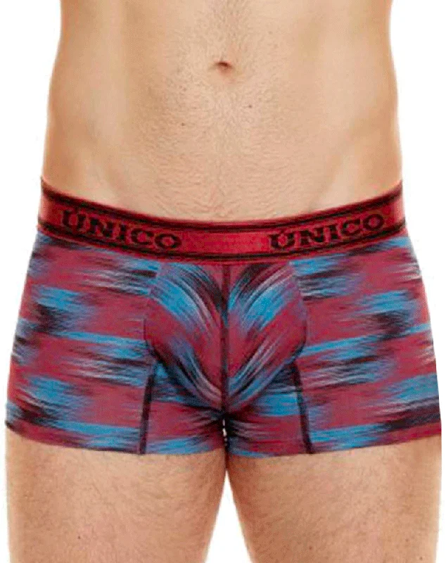 men's plus-size underwear assortment-Unico 24020100112 Yute Trunks 89-red