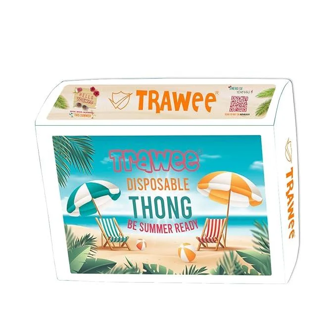 men's bamboo underwear sale-XL Size Trawee Women Disposable Thong Panties