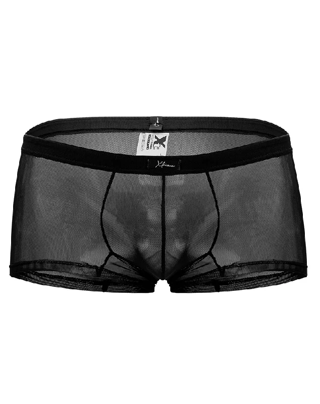 men's compression underwear promotion-Xtremen 91127 Audacious Mesh Trunks