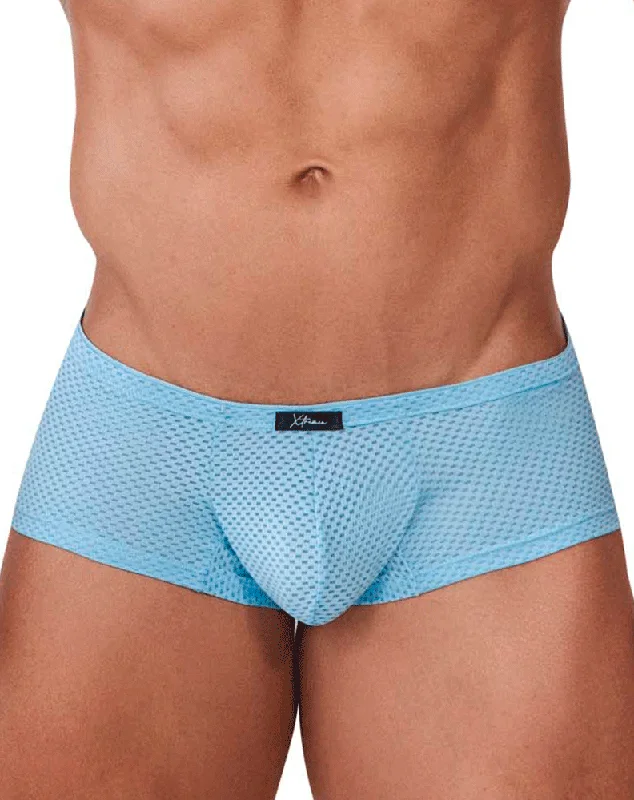 men's organic cotton underwear bundle-Xtremen 91157 Capriati Trunks Light Blue